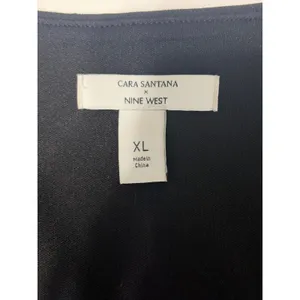 Cara Santana x Nine West Black Sequin Wrap Mini Holiday Chic Formal Dress XL thumbnail 7