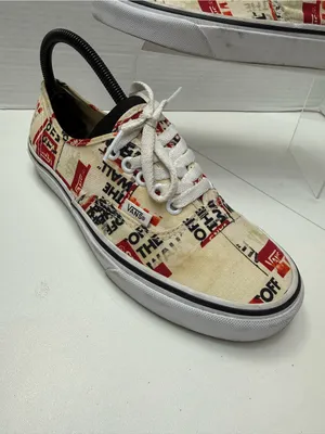 Vans authentic "Off The Wall" logo graphics Sneakers 8.5 w / 7 M thumbnail 4
