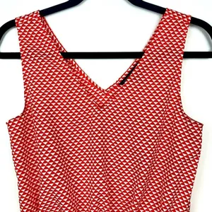 BANANA REPUBLIC Sleeveless Red & White Top - Size XS thumbnail 3