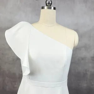 Karl Lagerfeld Dress Womens 8 One Shoulder Bridal Shower Chic Bachelorette READ‎ thumbnail 4