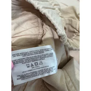 GAP Cargo Pants Womens Large Khaki Tan Elastic Waist Cotton Lyocell‎ Minimalist thumbnail 9