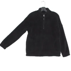 Cuddl Duds Sweater 1/4 Zip Fleece Oversize Athleisure Outdoor Casual Black Small thumbnail 6