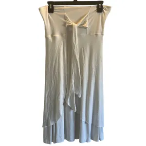 Lucy white stretchy midi skirt layered dancer Medium loungewear comfortable thumbnail 2