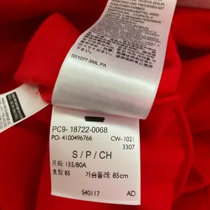 Levis‎ Cropped Pullover Logo Sweatshirt Size Small Red thumbnail 5