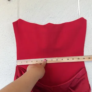 HOUSE OF‎ CB 'Persephone' Scarlet Strapless Corset Maxi Dress NWOT size S thumbnail 5
