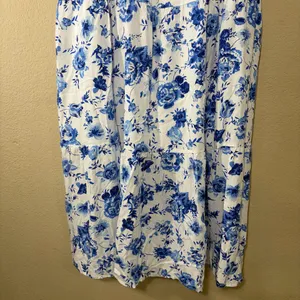 NWT Baltic Born Mariah Tank Florals Blue White Maxi Dress Sz M Wedding Beach thumbnail 5