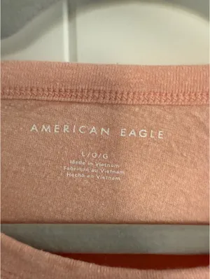 American Eagle Coral T-Shirt thumbnail 4