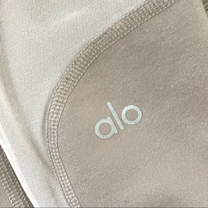 Alo yoga high waist Capri tan mesh legging thumbnail 8