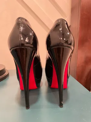 Christian Louboutin lady peep platform patent black EU37 thumbnail 4