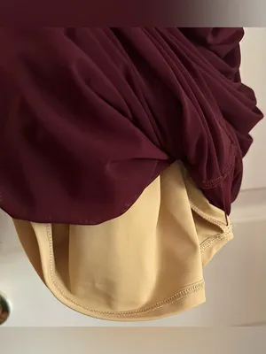 Michael Costello x REVOLVE Honor Mini Ruched Dress in Dark Plum thumbnail 4