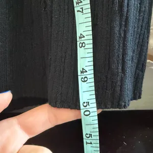 Open Edit Ribbed Button-Down Midi Dress thumbnail 6