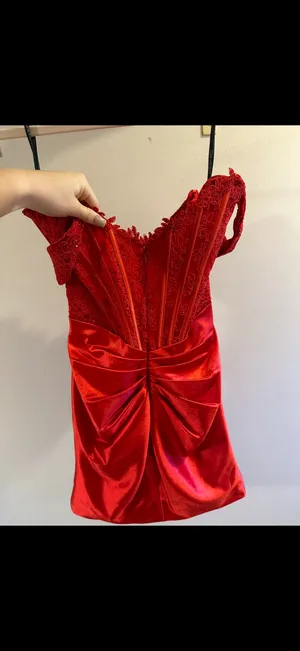 Sherri Hill Homecoming Red thumbnail 7