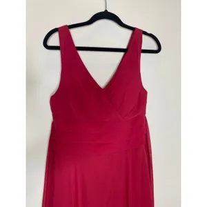 Azazie Dress ? Kora ? Scarlett Sz A10 Burgundy Red Color thumbnail 7