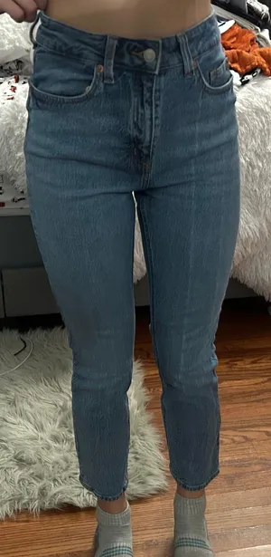 H&M Denim Straight Leg Jeans thumbnail 1
