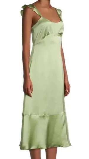 Roller Rabbit Sage Silk Dress thumbnail 3