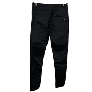 Flog Shely Pants Womens 25 Black Grid Drawstring Waist Pockets Made in Israel thumbnail 5