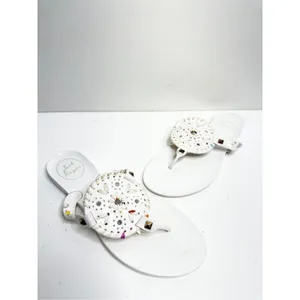 Jack Rogers Sandals‎ Womens Size 5 White Georgica Jelly Slip On Flats thumbnail 7