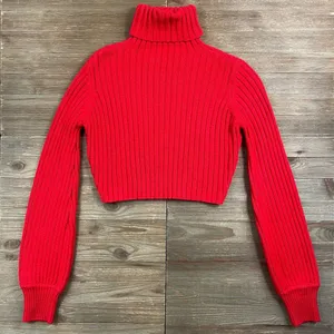 Tiger Mist Cropped Turtleneck Sweater thumbnail 4