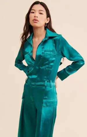 Free People Night Like This One-Piece Jumpsuit thumbnail 4