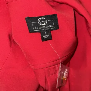 G by Giuliana‎ Black Label Stretch Twill Trench Coat red thumbnail 2