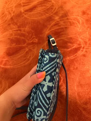 Vera Bradley Bag Shoulder Quilted Blue thumbnail 7