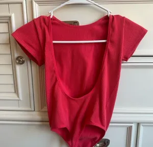 Urban Outfitters Coral Open Back Bodysuit thumbnail 2