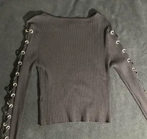 Forever 21 Lace-Up Long Sleeve Top thumbnail 3