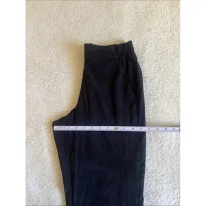 Athleta Brooklyn Textured Lined Jogger Size 4 Black Camo Travel Pants thumbnail 12