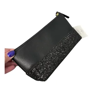 Kate Spade New York Little Shiloh Greta Court Glitter Pouch Black NWT Cityscape thumbnail 3