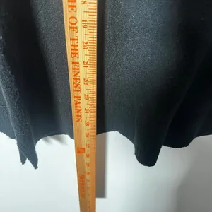 J.Crew Sweater Women's Medium Black Wool Blend Oversized Cozy thumbnail 5