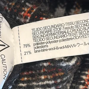 Zara Black and Plaid Jean Jacket thumbnail 9