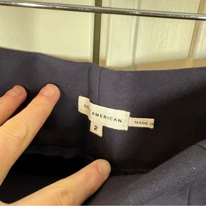 Good American Navy The Ponte Boss Pant Size 2 Medium business casual work office thumbnail 6