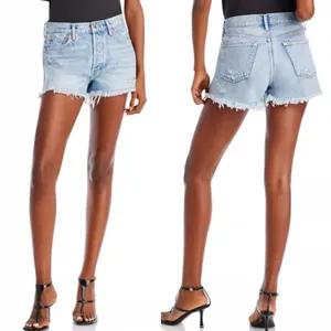 AGOLDE Parker Vintage Distressed Cut Off‎ Denim Shorts in Swapmeet Size 26 thumbnail 4