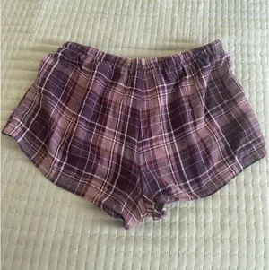 Purple Plaid Sleep Shorts Size M thumbnail 3