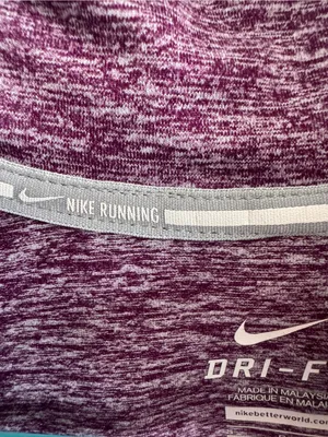 Nike Dri-FIT‎ Purple Heather Half Zip Pullover Small thumbnail 3