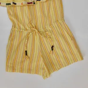 NWT!! KOPAL Rinku Romper Embroidered Ruffle Off‎ Shoulder Vacation Boho Small thumbnail 5