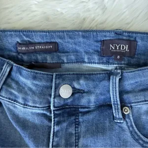 NYDJ Not Your Daughter Jeans Straight Leg Marilyn Size 8 thumbnail 5