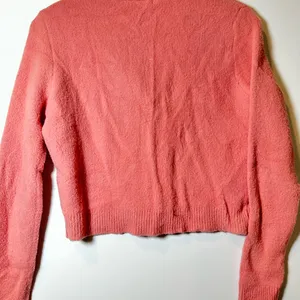 ZARA *NWT* soft Pink Button-Up cardigan thumbnail 10