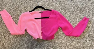 Wild Fable Two Toned Pink Sweater thumbnail 1