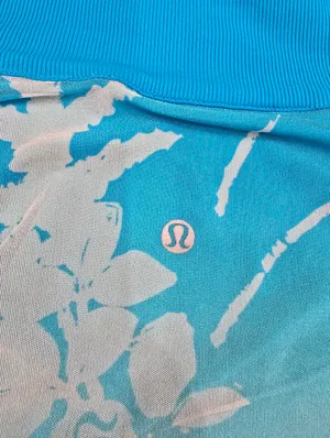 Lululemon Reversible Raja Jacket blue floral print L 8 thumbnail 5