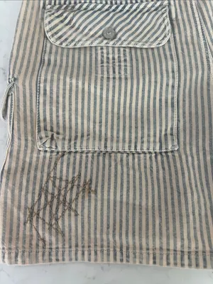 We The Free Day Dreamer Railroad Free People Boho Striped Shorts thumbnail 13