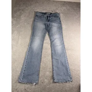lucky brand jeans womens lolita boot cut jeans 4/27 y2k Low Rise thumbnail 3