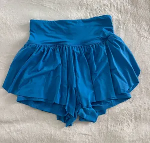 Blue Flowy Athletic Shorts Size XXS thumbnail 1