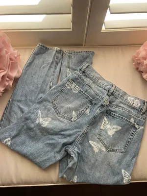 PacSun Eco Butterfly Ultra High Waisted Slim Fit Jeans thumbnail 3