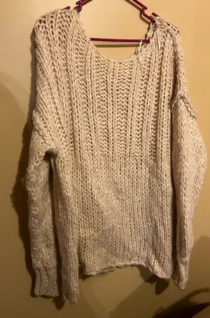 NWOT free people chunky knit sweater‎ small thumbnail 1