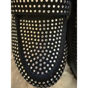 Rouge Helium Loafers Womens Size 10 EU40 Black Rhinestone Platform Chunky Sole thumbnail 9