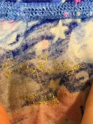 Lilly Pulitzer Women’s Blue Multi Pajama Pants Sleepwear Lounge Drawstring Whims thumbnail 5