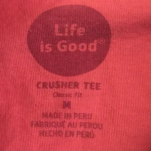 Life Is Good Red Cape May Shirt Top Women’s Size Medium Classic Fit Crusher Tee thumbnail 5