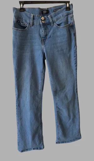 Curve Appeal Curve Creator Women High Rise Bootcut Jeans 8/29 Blue Medium Wash thumbnail 1