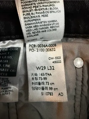 Levi’s 501 Curve Black Straight Leg Button Fly Jeans W29 L32 Faded Wash thumbnail 4